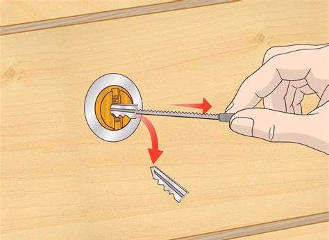 how to get broken key out of lock