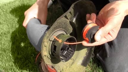 how to string a weed eater